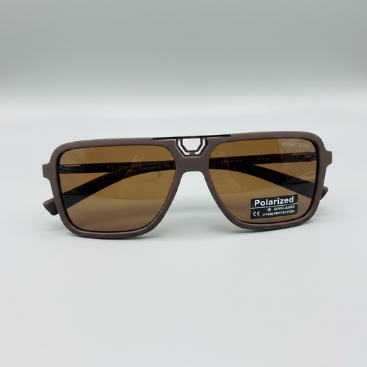 Hugo Boss Signature Sunglasses – Brown Polarized Lens | Premium Finish