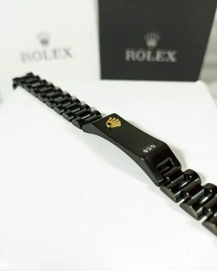ROLEX Premium Stainless Steel Bracelet (Black)