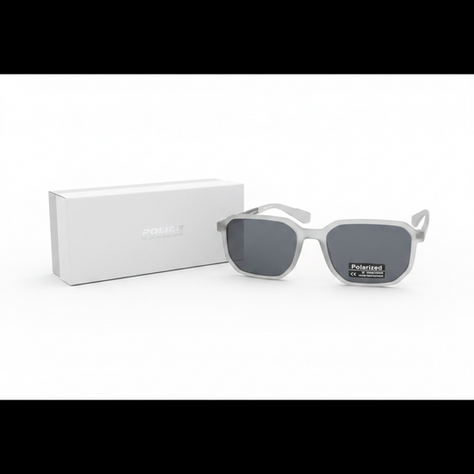POLICE     Classic Grey Polarized Sunglasses – UV400 Lens | Everyday Wear