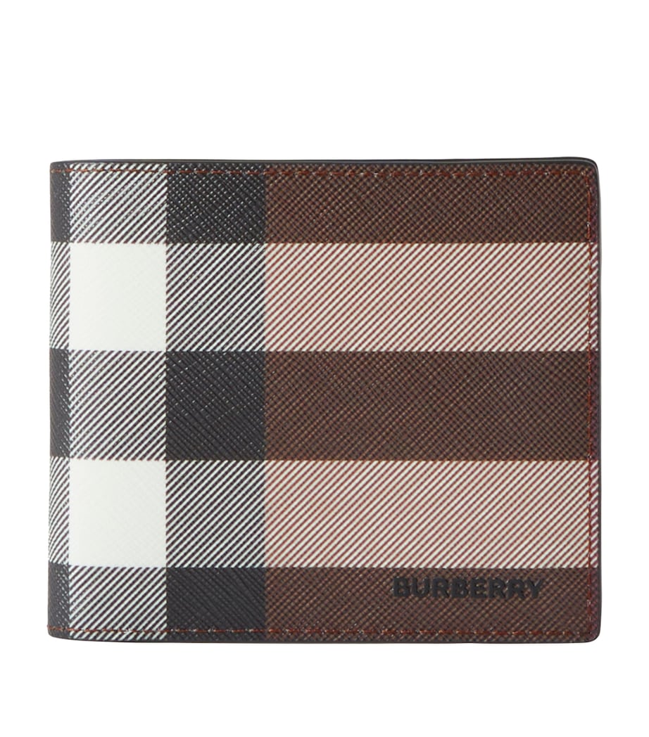 Burberry Brown Leather Men’s Wallet – Classic Bi-Fold Design