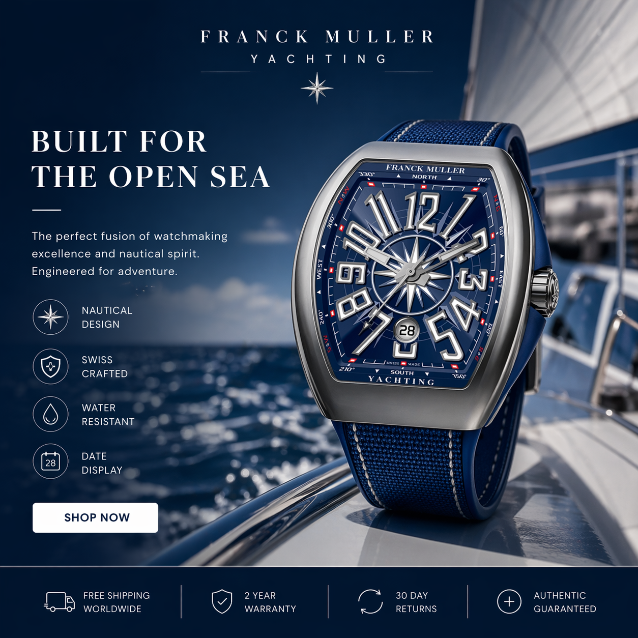 Frank Muller Vanguard V 45 Sc (BL)