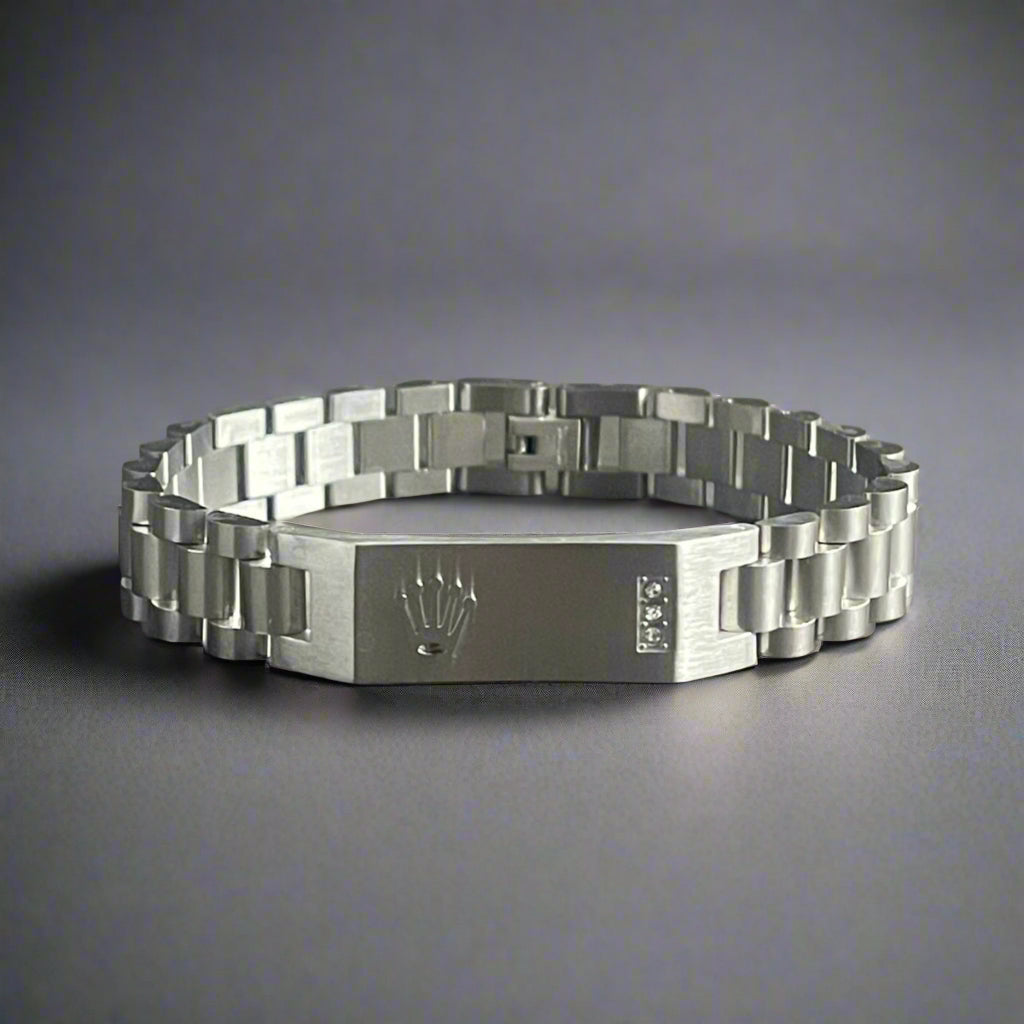ROLEX PREMIUM Stainless Steel Bracelet (Silver)