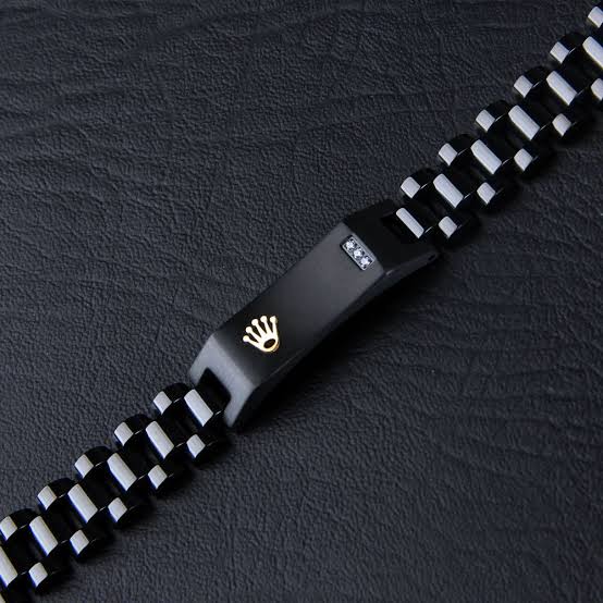 ROLEX Premium Stainless Steel Bracelet (Black)