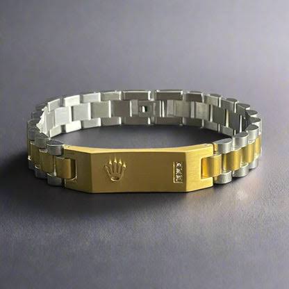 ROLEX Premium Stainless Steel Bracelet (Golden)
